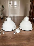 2 witte hanglampen, Ophalen, Zo goed als nieuw, Minder dan 50 cm