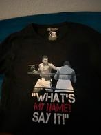 Zwart Muhammad Ali T-shirt - Maat M, Ophalen of Verzenden, Zo goed als nieuw, Maat 48/50 (M), Zwart