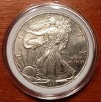 Liberty (Walking Lady) 1987 USA, Postzegels en Munten, Munten | Amerika, Verzenden, Noord-Amerika, Losse munt, Zilver