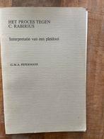 Het Proces tegen C. Rabirius - Pepermans, Ophalen of Verzenden