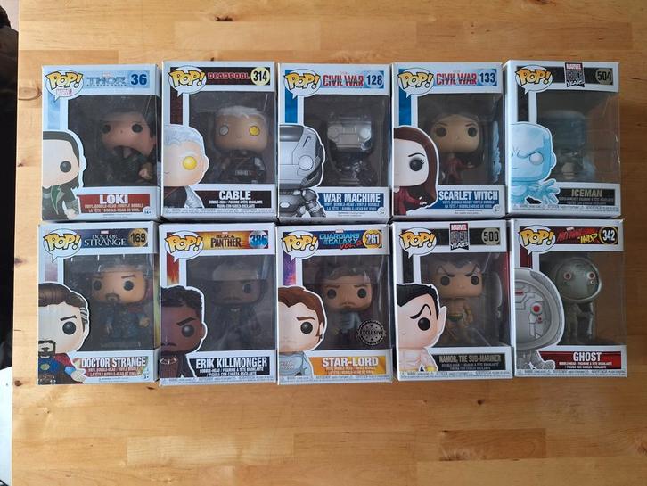 Funko Pops Marvel, Kinderen en Baby's, Speelgoed | Actiefiguren, Zo goed als nieuw, Ophalen of Verzenden