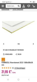 Fermacell Vloerplaat 1500x500x30mm, Ophalen of Verzenden, Nieuw, Overige materialen, 20 tot 50 mm