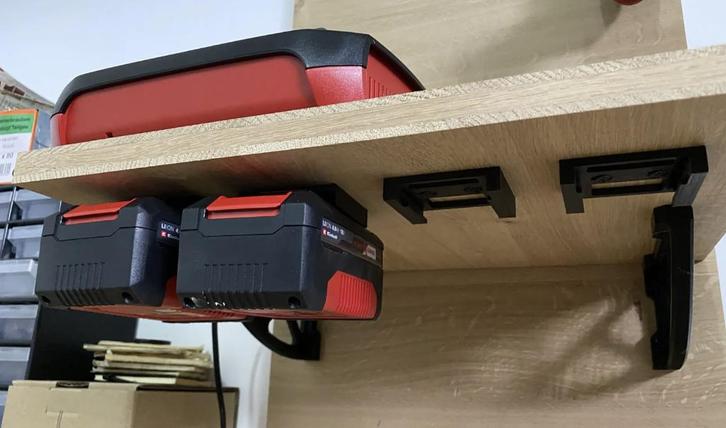 Accuhouder voor Einhell Power X-Change 18V - 3D print 3D03, Hobby en Vrije tijd, Elektronica-componenten, Nieuw, Verzenden