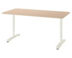 IKEA BEKANT Bureau 140x60 - Eiken Wit, Huis en Inrichting, Bureaus, Ophalen