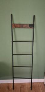 VASGALE decoratieladder/wandrek donkerbruin, Huis en Inrichting, Woonaccessoires | Wandplanken en Boekenplanken, Ophalen, Zo goed als nieuw