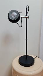 Eyeball lamp Space Age lamp mat zwart verstelbaar mooi, Ophalen, Gebruikt, 50 tot 75 cm, Metaal