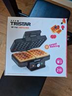 Tristar WF-116S Wafelijzer - Zo goed als nieuw!, Witgoed en Apparatuur, Wafelijzers, Ophalen of Verzenden, Uitneembare platen