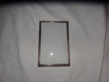 Nr1 BOL glas oud Brocant zilver kleur fotolijst beschikbaar voor biedingen