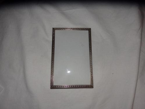 Nr1 BOL glas oud Brocant zilver kleur fotolijst, Antiek en Kunst, Curiosa en Brocante, Ophalen of Verzenden