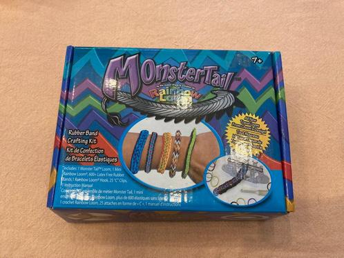 Originele monster tail set van rainbow loom met elastiekjes!, Hobby en Vrije tijd, Knutselen, Zo goed als nieuw, Gereedschap of Toebehoren