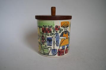 vintage pot keramiek Jie Gantofta Zweden Anita Nylund gurkor beschikbaar voor biedingen