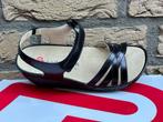Berkemann Adina 35,5 / UK 3,0 zwart leren sandalen met klitt, Berkemann, Zwart, Nieuw, Sandalen of Muiltjes