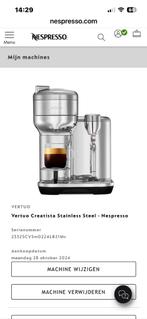 Nespresso Vertuo creatista, Witgoed en Apparatuur, Koffiezetapparaten, Ophalen, Koffiepads en cups, Koffiemachine, Zo goed als nieuw