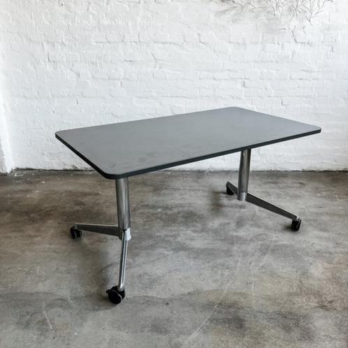 WERNDL - Opvouwbare tafel - grijs - oprolbaar, Huis en Inrichting, Tafels | Eettafels, Gebruikt, 100 tot 150 cm, 50 tot 100 cm