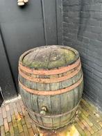 Oude Houten Regenton / Decoratievat, Ophalen, Gebruikt