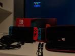 Nintendo Switch, Spelcomputers en Games, Spelcomputers | Nintendo Switch, Ophalen of Verzenden, Zo goed als nieuw, Met 2 controllers
