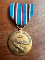 WO2 Amerikaans American Campaign medal medaille, Verzamelen, Militaria | Tweede Wereldoorlog, Verzenden, Lintje, Medaille of Wings