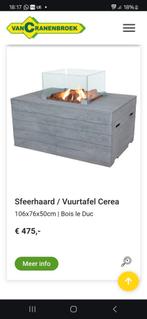 GLASPLATEN van sfeerhaard/vuurtafel Cerea, Tuin en Terras, Vuurtafels, Ophalen of Verzenden, Nieuw