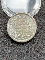 25 Cent 1912, Postzegels en Munten, Munten | Nederland, Zilver, Koningin Wilhelmina, Ophalen of Verzenden, Losse munt