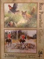 Rien Poortvliet Collectie 2 puzzels 1000 stukjes, Ophalen, 500 t/m 1500 stukjes