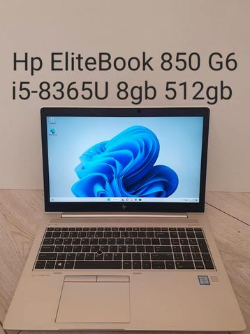 Goede staat: Hp Elitebook 850 G5 i5-8365U 8gb 512gb SSD fhd beschikbaar voor biedingen