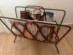 Vintage rlectuurbak lectuurmand tijdschriftenrek jaren 50/60, Huis en Inrichting, Woonaccessoires | Krantenbakken en Lectuurbakken