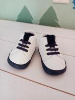 Donkerblauw/witte baby schoentjes, Ophalen of Verzenden, Zo goed als nieuw, Jongetje of Meisje, Schoentjes
