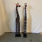 Giraffe (hout) 60 t/m 200 cm hoog - handwerk - Bij TTM Wonen, Huis en Inrichting, Ophalen, Www.ttmwonen.nl, Nieuw, Info@ttmwonen.nl