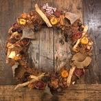 Natuurkrans - Herfstdecoratie, Ophalen of Verzenden, Zo goed als nieuw