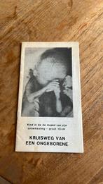 Boekje kruisweg ongeboren kind zwangerschap, Verzamelen, Religie, Ophalen of Verzenden, Zo goed als nieuw, Boek