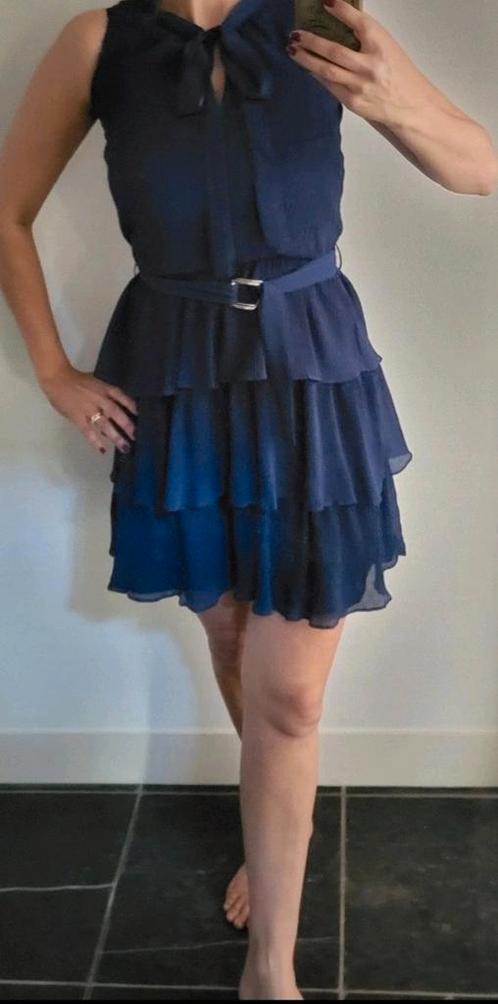 Morgan jurkje maat 38, Kleding | Dames, Jurken, Gedragen, Maat 38/40 (M), Blauw, Boven de knie, Verzenden
