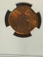 5 cent 1980 MS66RB NGC, Postzegels en Munten, Munten | Nederland, Ophalen of Verzenden, Koningin Juliana, 5 cent, Losse munt