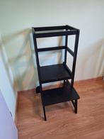 Oemmie Leertoren | Zwart opstap | Keukenhulp Hulpstoel Kruk, Ophalen of Verzenden, Zo goed als nieuw, 45 tot 65 cm, 70 cm of meer