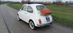 Fiat 500L , snelle 650 Giannini motor , RONDE KLOK  ,1971, Auto's, Achterwielaandrijving, Zwart, Wit, Handgeschakeld