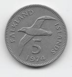 Falklandeilanden 5 pence 1974  KM# 4.1, Postzegels en Munten, Munten | Amerika, Zuid-Amerika, Losse munt, Verzenden