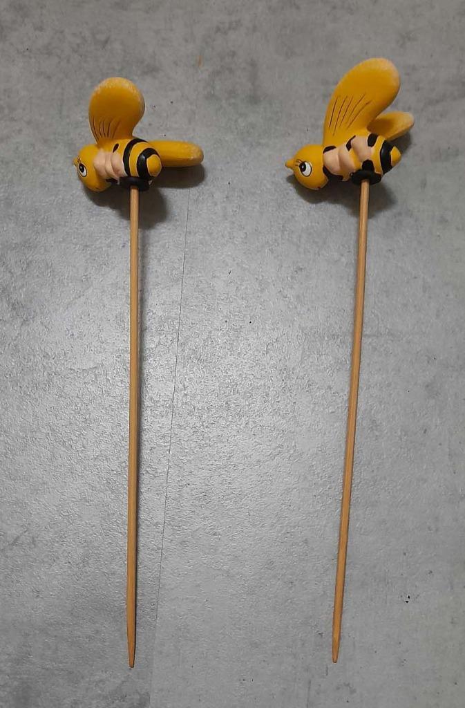 BIJ PLANTENSTEKER / plantenprikker / tuinprikker, Tuin en Terras, Bloempotten, Nieuw, Aardewerk, Binnen, Balkon, Tuin, Minder dan 40 cm