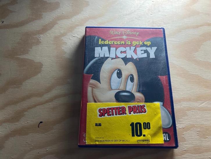 Iedereen Is Gek Op Mickey (DVD) - Disney, Cd's en Dvd's, Dvd's | Tekenfilms en Animatie, Zo goed als nieuw, Amerikaans, Alle leeftijden