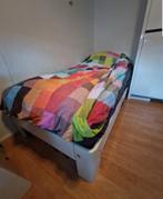 Auping auronde ombouw 90x200, Gebruikt, 90 cm, Eenpersoons, Wit