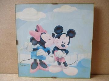 adv10159 mickey minnie schilderijtje 2 beschikbaar voor biedingen