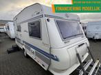 Hobby 430 ELEGANCE, DWARSBED, VOORTENT, TOILET,FIETSENDRAGER, Caravans en Kamperen, Hobby, Bedrijf, 6 tot 7 meter, Tot en met 3