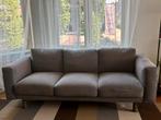 Gray Corduroy Sofa, Huis en Inrichting, Ophalen, Driepersoons, 75 tot 100 cm, Zo goed als nieuw