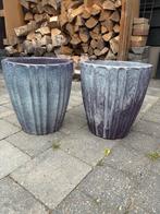 Intratuin Bloempotten Paars - Set van 2, Nieuw, Tuin, Minder dan 40 cm, Overige vormen