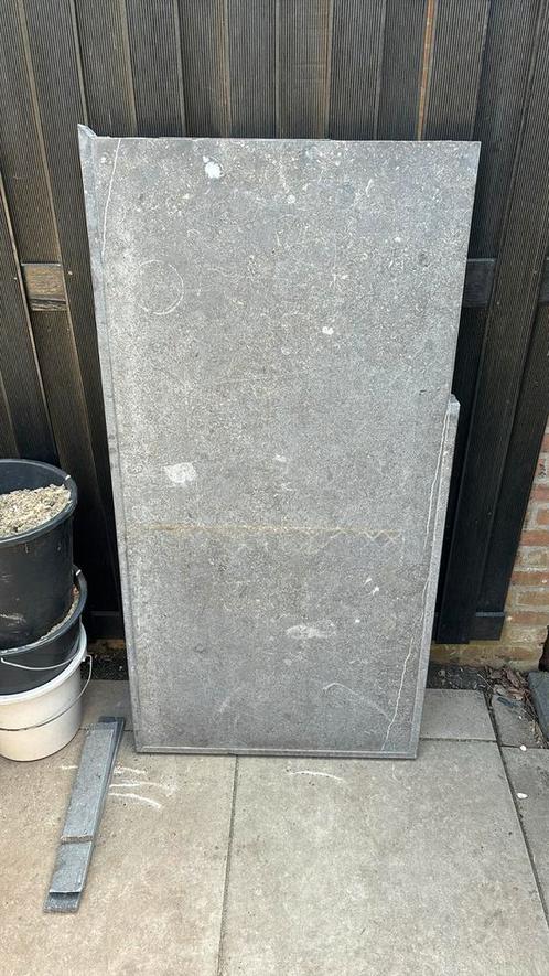 Marmer / natuursteen keukenblad grijs, Doe-het-zelf en Verbouw, Platen en Panelen, Zo goed als nieuw, Overige materialen, Ophalen of Verzenden