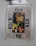 Vintage Sleutelhanger met 'Rick', Ophalen of Verzenden, Gebruikt, Overige typen