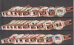 reeks  686  vlaggen    1-26  sigarenbanden, Ophalen of Verzenden, Zo goed als nieuw, Sigarenbandjes