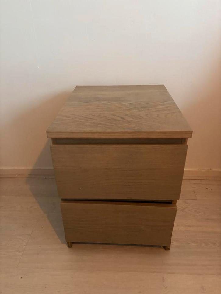 IKEA Malm ladekast, Huis en Inrichting, Slaapkamer | Nachtkastjes, Gebruikt, 55 tot 70 cm, 45 tot 65 cm, Hout, Ophalen of Verzenden