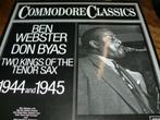 Ben Webster / Don Byas ‎Two Kings Of The Tenor Sax  LP 1979, Cd's en Dvd's, Ophalen of Verzenden, Zo goed als nieuw, 1940 tot 1960