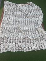 Vintage antieke sprei Cordima fensterkleid kant met voering, Ophalen