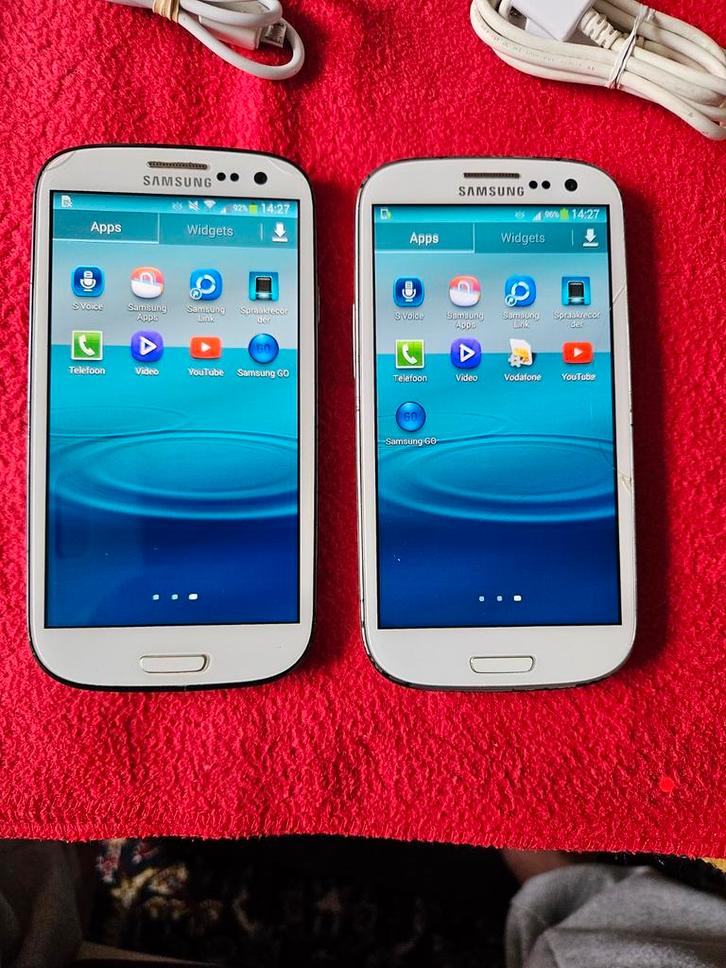 2x Goed werkende Samsung galaxy S3,met 2x usb,16gb,€35, Telecommunicatie, Mobiele telefoons | Huawei, Zo goed als nieuw, 6 tot 10 megapixel
