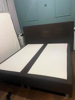Boxspring, bruine, Ophalen, Gebruikt, Tweepersoons, 180 cm